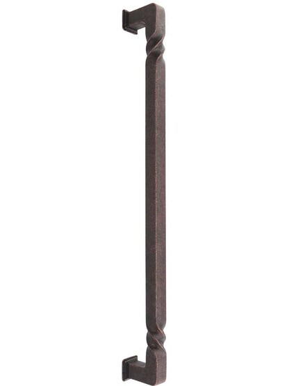 Tahoe Rustic Appliance Pull - 12 inch Center-to-Center in Distressed Oil Rubbed Bronze.